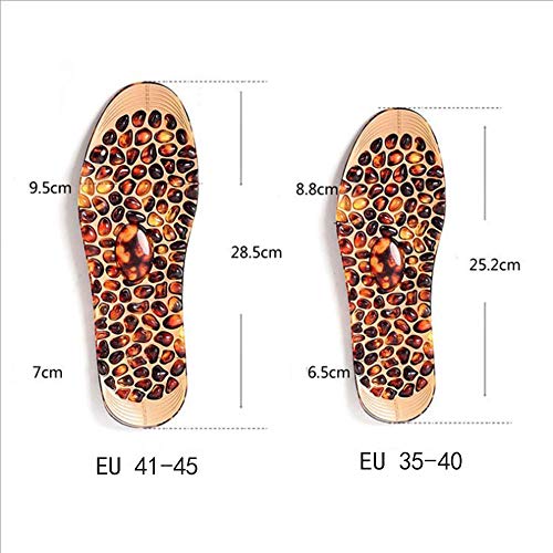 WOERD Plantillas de Cuidado de la Salud de Imán,antifatiga Plantillas de Masaje Magnético Transpirables Hombre Mujer,Salud Inserciones Almohadillas de Zapatos de Acupresión de Pies Soporte Cortable