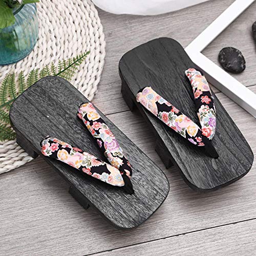 X Zapatos Tradicionales Japoneses Informal Paulownia Madera Geta Zuecos Oriental China De Verano Chancletas Pisos Hombre Al Aire Libre Sandalias Se avete domande circa le dimensioni, vi prego di