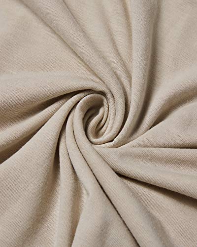 YOINS - Vestido largo de verano para mujer, sin mangas, diseño en bloques de colores, tejido de camiseta, estilo casual, para vacaciones