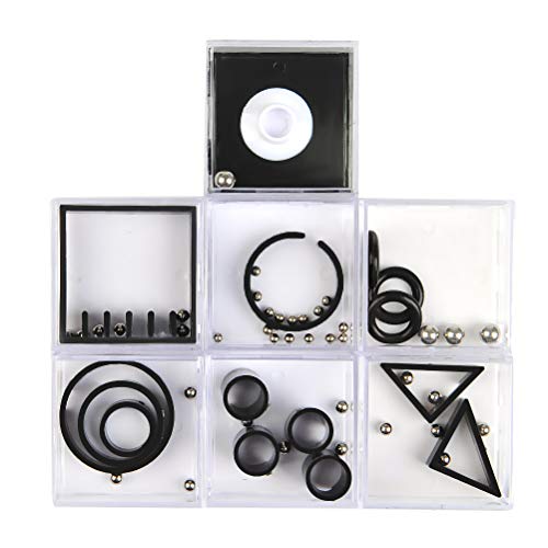 YOTINO 24Pcs Mini Juegos Rompecabezas Set Juegos con Niveles Diferentes Perfectos para Regalos de Fiesta Juegos de Habilidad para Adultos o Niños