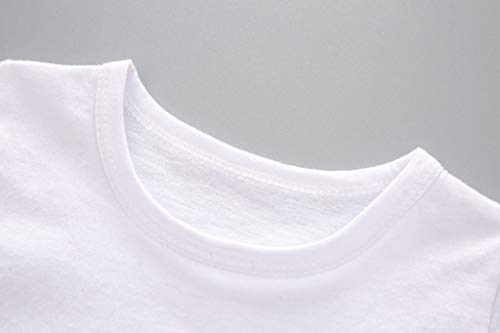 YWLINK Verano Mezcla De AlgodóN Conjunto De Manga Corta De SandíA, Manga Corta De SandíA Camiseta Estampada+Pantalones Cortos De Color Liso +Cuerda Decorativa 1-4 AñOs De Edad Bautizo