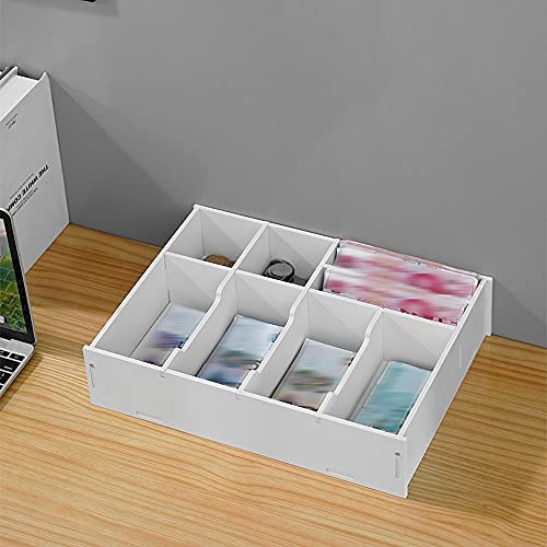 ZAKRLYB Piggy Bank Wood Plastic con particiones para organizar y almacenar Monedas y Billetes sin Fundas para niños y niñas para almacenar los mostradores de Intereses de los mostradores de Intereses