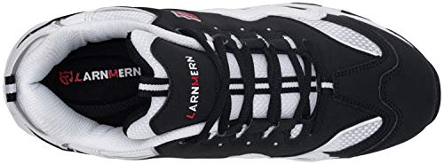 Zapatos de Seguridad Mujer,L91169 SBP Zapatillas de Trabajo con Punta de Acero Ultraligero Transpirables 37 EU,Blanco Negro