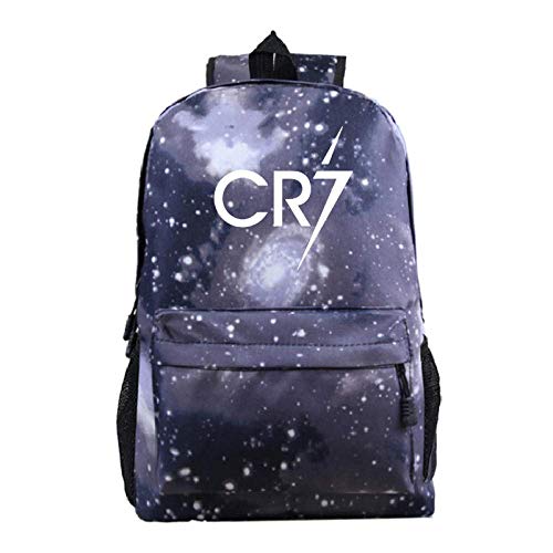 ZEH Cristiano Ronaldo CR7 Mochila Estudiantes Bolsas Escuela Niños Adolescentes Regalo Mochila Mochila CR7 Escuela for Niños Niño Niña 9 FACAI (Color : 32)