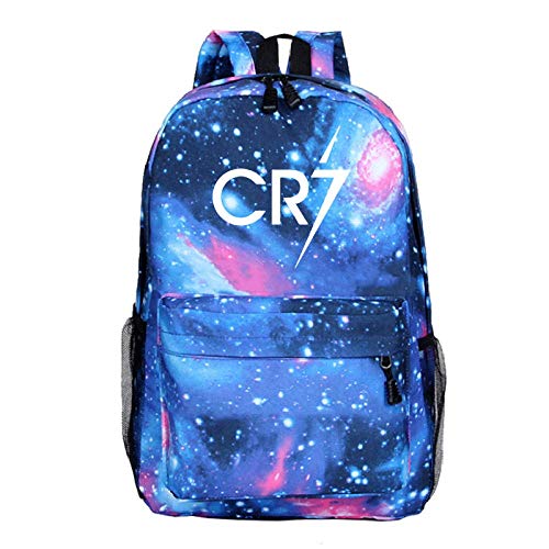 ZEH Cristiano Ronaldo CR7 Mochila Estudiantes Bolsas Escuela Niños Adolescentes Regalo Mochila Mochila CR7 Escuela for Niños Niño Niña 9 FACAI (Color : 32)