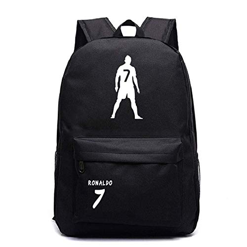 ZEH Cristiano Ronaldo CR7 Mochila Estudiantes Bolsas Escuela Niños Adolescentes Regalo Mochila Mochila CR7 Escuela for Niños Niño Niña 9 FACAI (Color : 32)