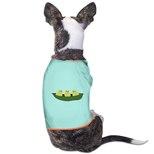 zhangyuB Ropa para Perros Dog Clothes Chick Peas Dog Shirts Pet Vest