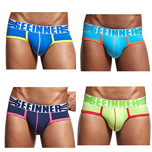 ZODOF Bragas Hombre Calzoncillos Hombre Slip Calzoncillos Boxer Hombre Ropa Interior Hombre Sexy Comprar Lenceria Online Calzoncillos Hombre Baratos Lenceria Fina(M,Azul)