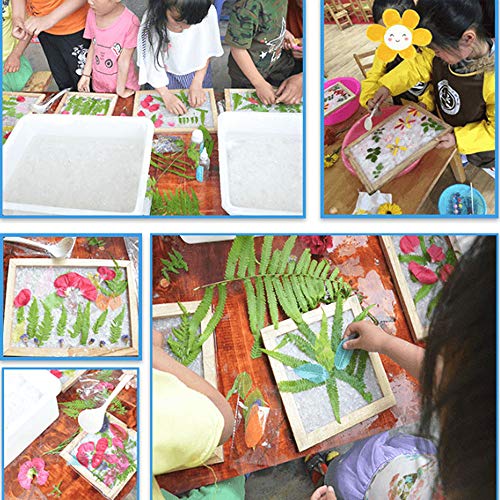 3 Unidades Marco De Fabricación De Papel De Madera Marco De Molde De Fabricación De Papel Rectangular Con Malla Semitransparente Para DIY Artesanía