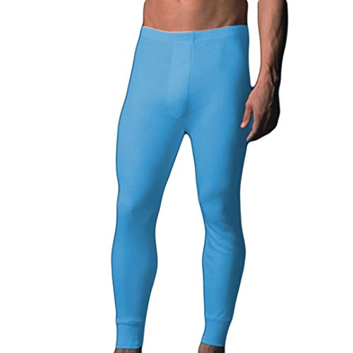 ABANDERADO Termal Fibra Invierno Calzón Largo Pantalones térmicos, Blanco, XL para Hombre