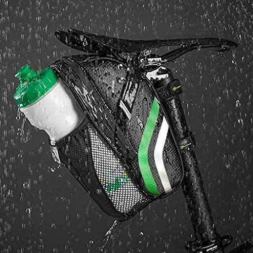 Accesorios De EquitacióN Al Aire Libre,Bicicleta Bicicleta SillíN Bolsa Impermeable Botella De Agua Bolsa Ciclismo Cola Bolsa