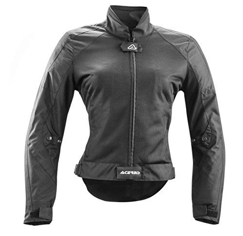 Acerbis 0021888.090.066 Ramsey My Vented - Chaqueta para mujer, talla L, color negro, talla L