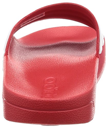 Adidas Adilette Cloudfoam Slides Chanclas Unisex, Rojo (Scarlet/Footwear White), 37 EU (4 UK)