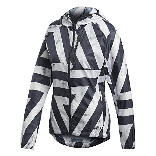 adidas Agravic Wind Chaqueta, Mujer, Blanco, 40