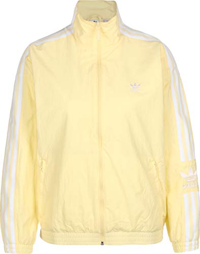 adidas Chaqueta de nailon para mujer, color amarillo amarillo 38