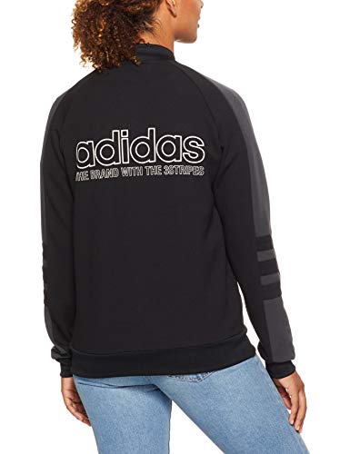 adidas Chaqueta para mujer Originals Track, color negro, talla 34