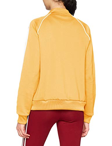adidas Chaqueta Sst TT para mujer., Mujer, Chaqueta, DH3120, Naranja Chalk, 36