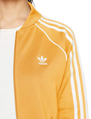 adidas Chaqueta Sst TT para mujer., Mujer, Chaqueta, DH3120, Naranja Chalk, 36