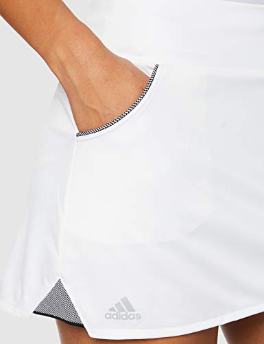 adidas Club Falda de Tenis, Mujer, Blanco, XL
