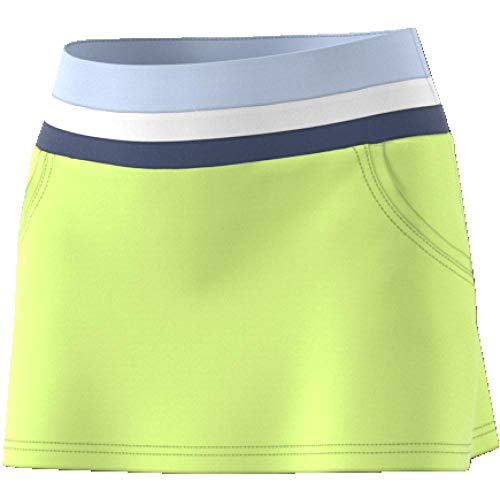 adidas Club Skirt Falda de Tenis, Mujer, Amarillo (seamhe), L