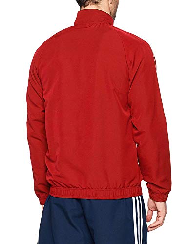 Adidas CORE18 PRE JKT Chaqueta de Deporte, Hombre, Rojo (Rojo/Blanco), M