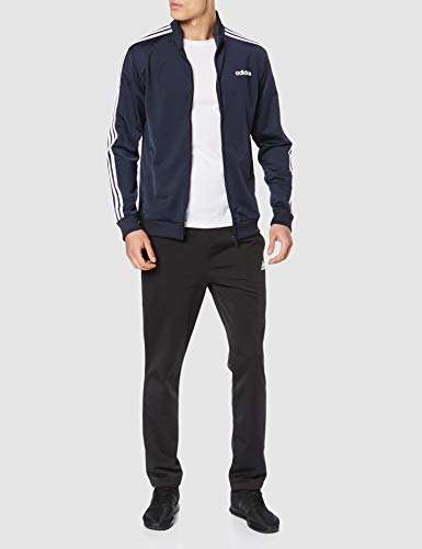 adidas E 3S TT TRIC Caqueta con Cremallera, Hombre, Azul (Legend Ink/White), S