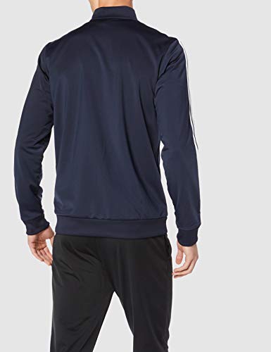 adidas E 3S TT TRIC Caqueta con Cremallera, Hombre, Azul (Legend Ink/White), S