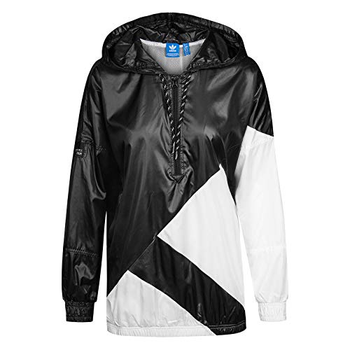 adidas EQT Chaqueta, Mujer, Negro (Blanco), 32
