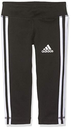 adidas Equipment 3/4 Mallas, Niñas, Negro (Black/White), 11-12 años