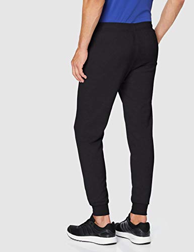 adidas ESS T Pnt Ft Pantalón, Negro (Negro/Blanco), S para Hombre