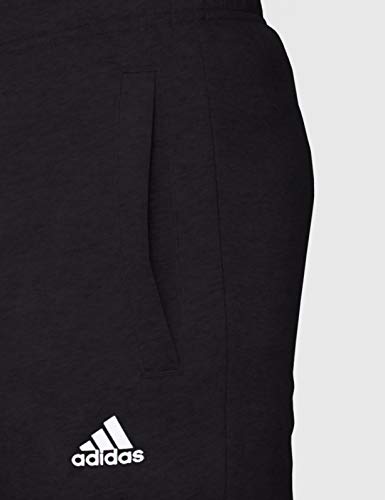 adidas ESS T Pnt Ft Pantalón, Negro (Negro/Blanco), S para Hombre