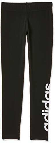 adidas Essential Linear Tight Girls Mallas, Niñas, Negro (Black/White), 13-14Y | 164