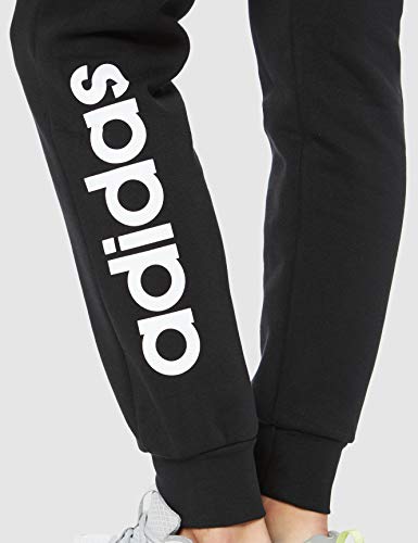 adidas Essential Liniar Pants Women Pantalones de Deporte, Mujer, Negro (Black/White), S