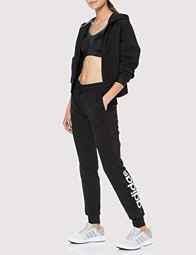 adidas Essential Liniar Pants Women Pantalones de Deporte, Mujer, Negro (Black/White), S
