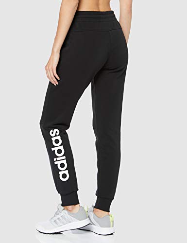 adidas Essential Liniar Pants Women Pantalones de Deporte, Mujer, Negro (Black/White), S