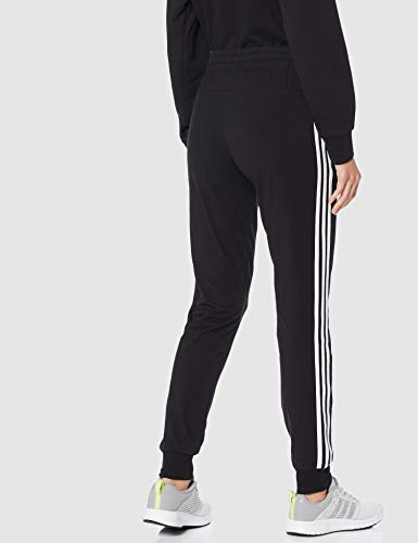 adidas Essentials 3-Stripes SPants W Pantalones de Deporte, Mujer, Negro (Black/White), S