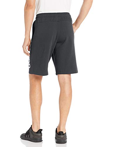 adidas Essentials Linear Fleece Short Pantalones Cortos, Hombre, Negro/Blanco, XXL