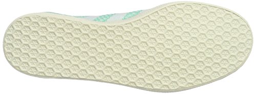 adidas Gazelle Primeknit, Zapatillas Mujer, Verde (Easy Green/Footwear White/Chalk White), 41 1/3 EU