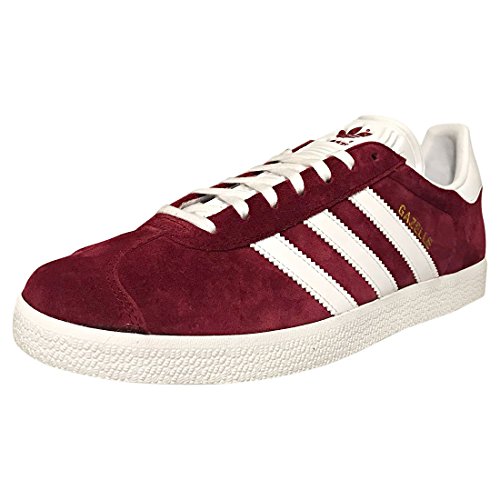 Adidas Gazelle, Zapatillas Hombre, Rojo (Collegiate Burgundy/Footwear White/Footwear White 0), 43 1/3 EU