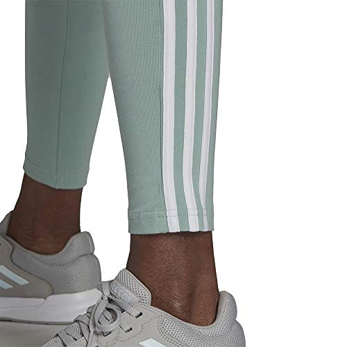 adidas GL0762 W 3S Leg Leggings Womens Hazy Green/White M