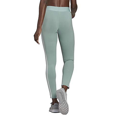 adidas GL0762 W 3S Leg Leggings Womens Hazy Green/White M