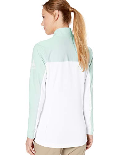 adidas Golf Go-to Adapt - Chaqueta para Mujer, Color Blanco y Verde