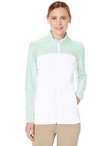 adidas Golf Go-to Adapt - Chaqueta para Mujer, Color Blanco y Verde