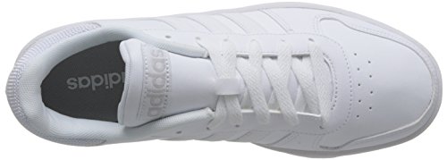 adidas Hoops 2.0, Zapatillas Hombre, Blanco (Footwear White/Footwear White/Grey 0), 44 EU