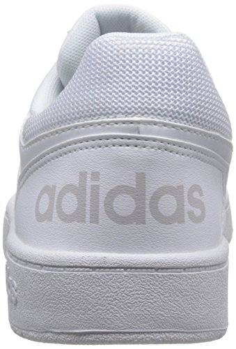 adidas Hoops 2.0, Zapatillas Hombre, Blanco (Footwear White/Footwear White/Grey 0), 44 EU
