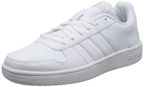 adidas Hoops 2.0, Zapatillas Hombre, Blanco (Footwear White/Footwear White/Grey 0), 44 EU
