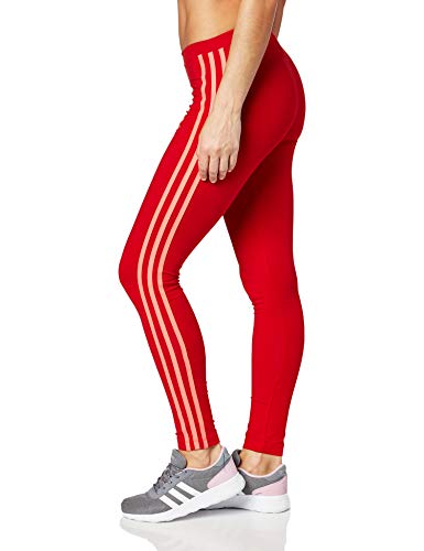 adidas Originals 3-Stripes Leggns Mallas, Mujer, Rojo (Scarlet), 30