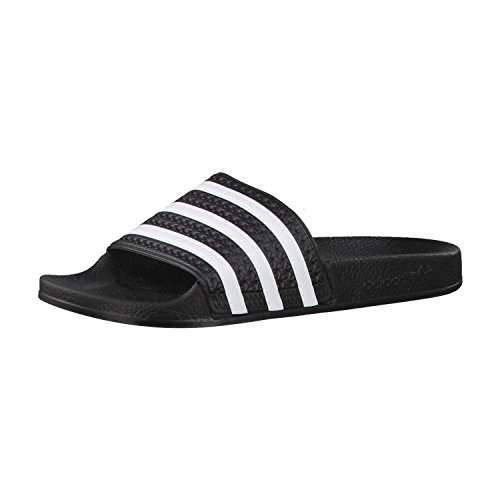 adidas Originals Adilette, Chanclas Hombre, Negro (Black/White/Black), 40.5 EU