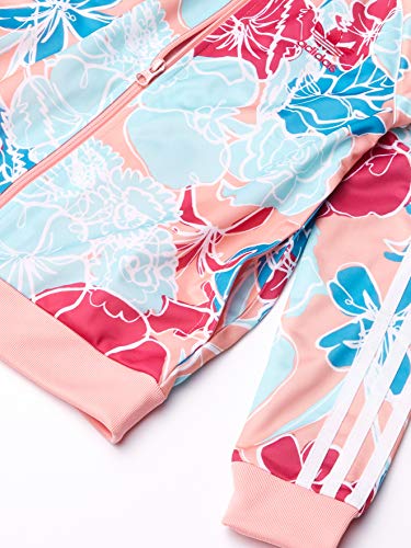 adidas Originals Girl's Superstar Top Glory Pink/Multicolor Small