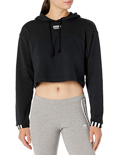 adidas Originals - Sudadera con capucha para mujer - negro - XL